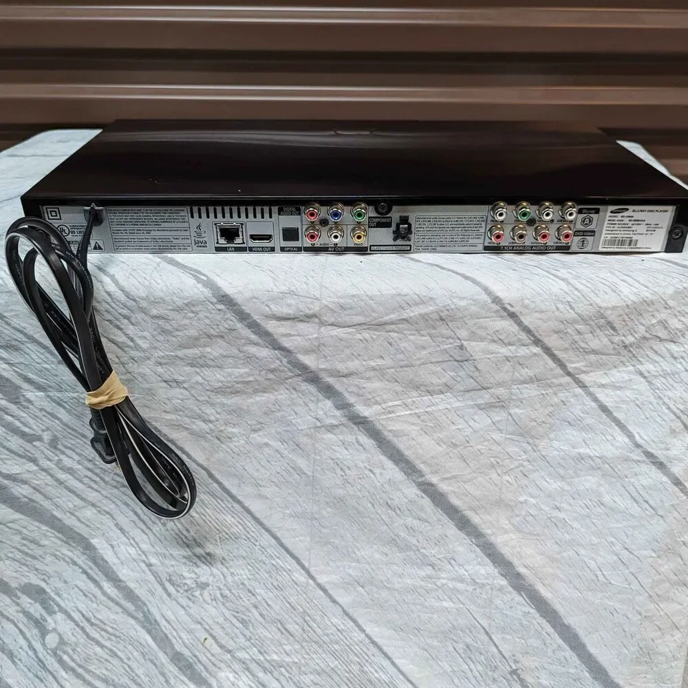 Samsung‎ Black 1080p Blu-Ray Disc DVD Player BD-CP6500 TESTED WORKS